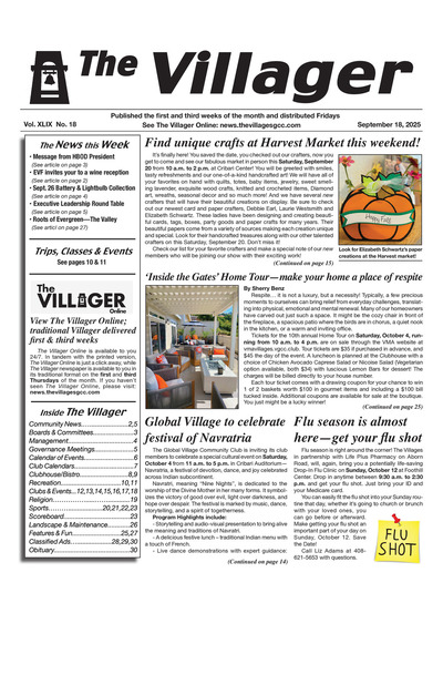 The Villager - Sep 18, 2025