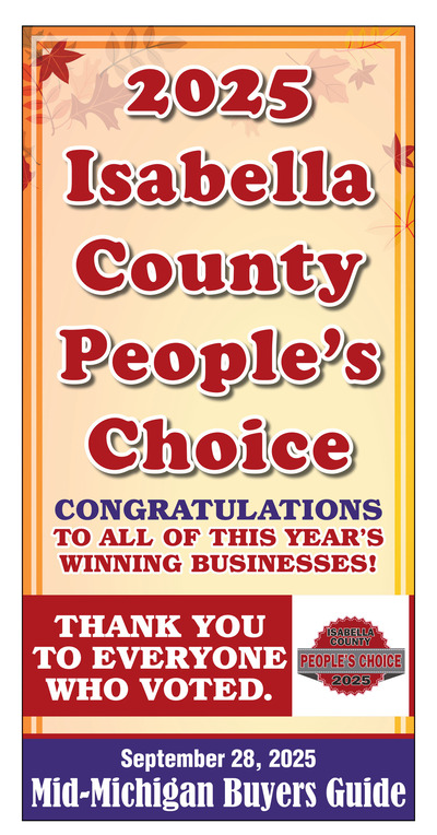 Mid-Michigan Buyers Guide - 2025 Isabella County People's Choice - Sep 28, 2025