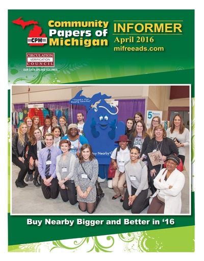 Community Papers of Michigan Newsletter - April 2016