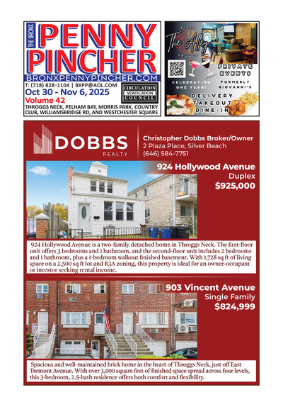 Bronx Penny Pincher - Oct 30, 2025
