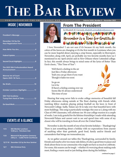 The Bar Review - November 2025