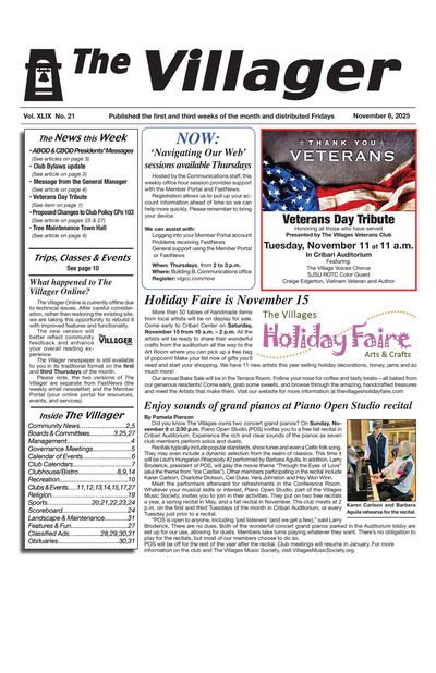 The Villager - Nov 6, 2025