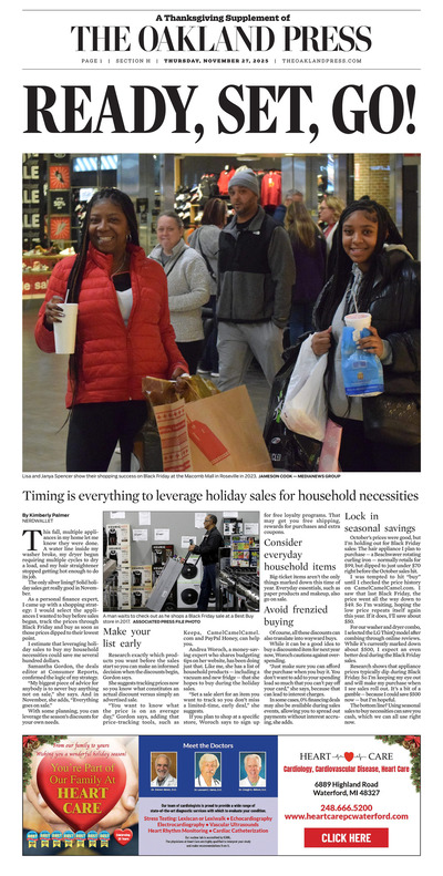 Oakland Press - Special Sections - Ready, Set, Go - November 2025