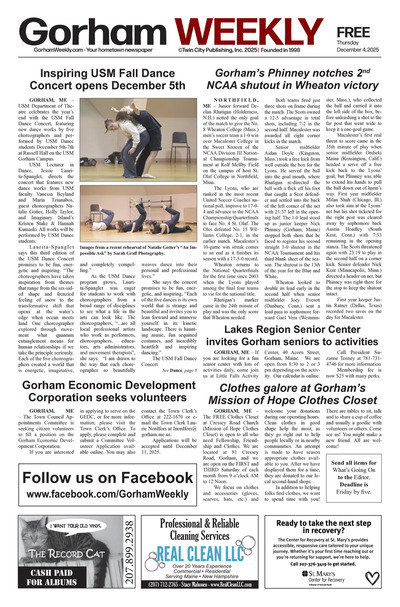 Gorham Weekly - Dec 4, 2025
