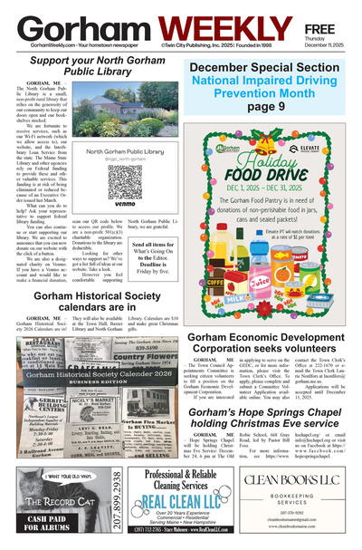 Gorham Weekly - Dec 11, 2025