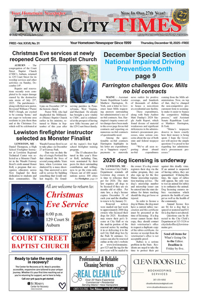 Twin City Times - Dec 18, 2025
