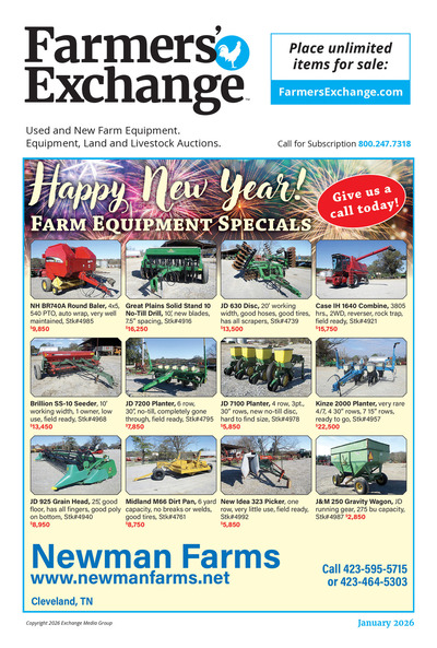 Farmer's Exchange - Free View - January 2026