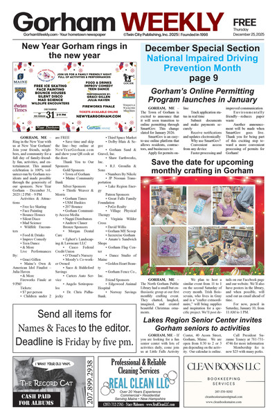 Gorham Weekly - Dec 25, 2025