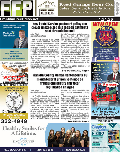 Franklin Free Press - Jan 21, 2026