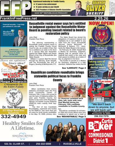 Franklin Free Press - Feb 25, 2026