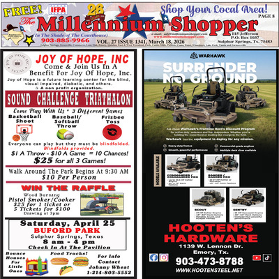 Millennium Shopper - Mar 18, 2026