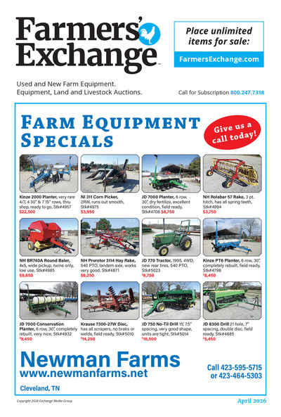 Farmer's Exchange - Free View - April 2026