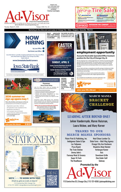 AdVisor - Mar 31, 2026