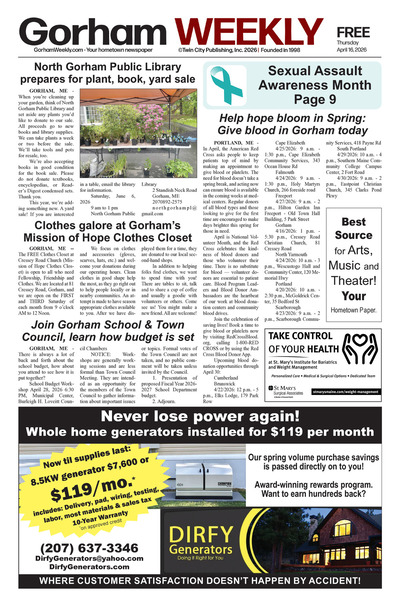 Gorham Weekly - Apr 16, 2026