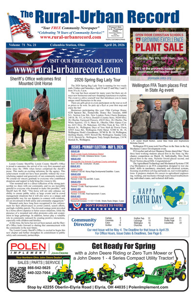 Rural Urban Record - Apr 20, 2026