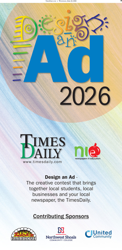 Times Daily - Special Sections - Design an Ad 2026 - Apr 22, 2026
