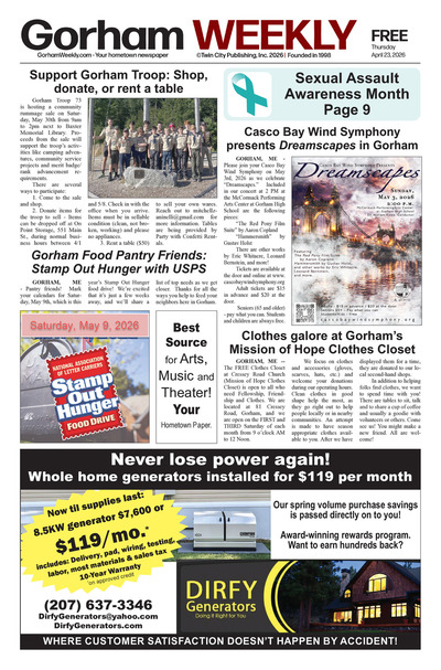 Gorham Weekly - Apr 23, 2026