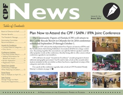 Community Papers of Florida - Spring 2016