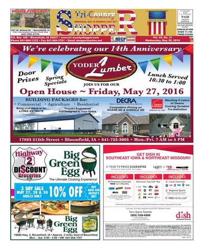 Tri-County Shopper - May 25, 2016