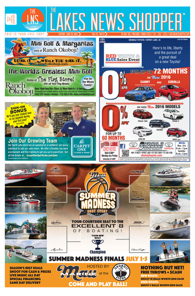 Lakes News Shopper - Jun 28, 2016