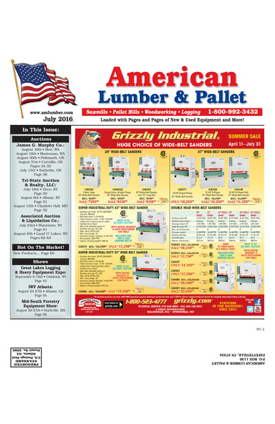 American Lumber & Pallet - July 2016