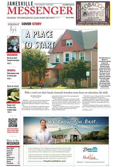 Janesville Messenger Sunday - Jul 14, 2014