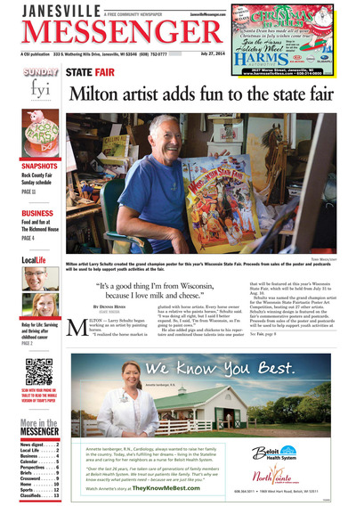 Janesville Messenger Sunday - Jul 24, 2014