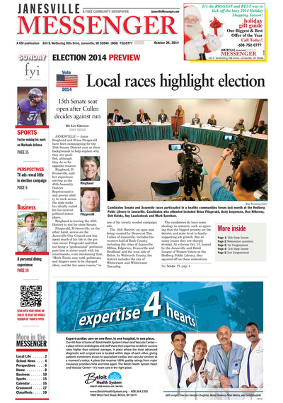 Janesville Messenger Sunday - Oct 26, 2014