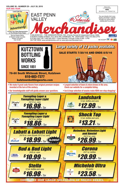 East Penn Valley Merchandiser - Jul 20, 2016