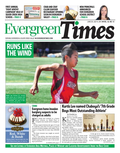 Evergreen Times - Jun 26, 2015
