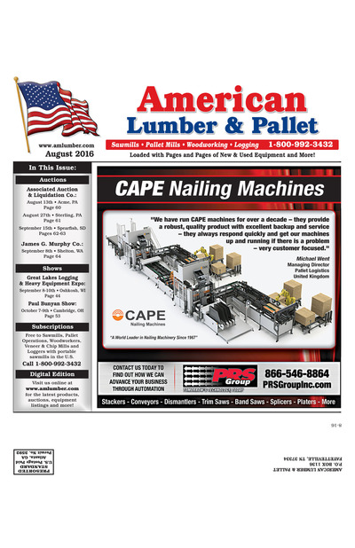 American Lumber & Pallet - August 2016