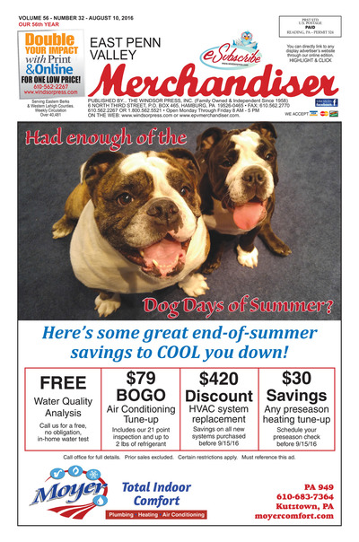 East Penn Valley Merchandiser - Aug 10, 2016