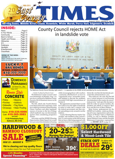 East County Times - Aug 4, 2016
