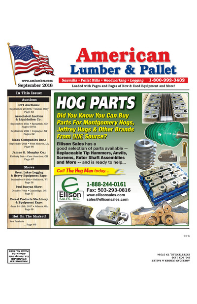 American Lumber & Pallet - September 2016