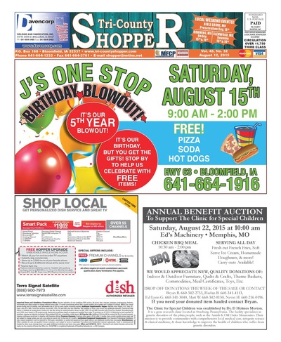 Tri-County Shopper - Aug 12, 2015