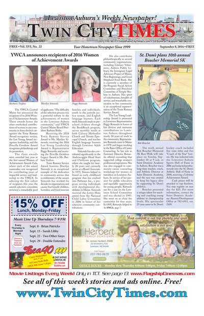 Twin City Times - Sep 8, 2016
