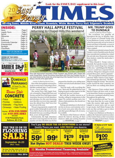 East County Times - Sep 15, 2016