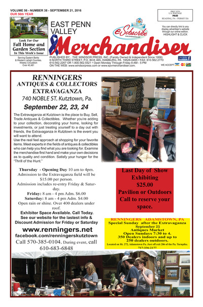 East Penn Valley Merchandiser - Sep 21, 2016