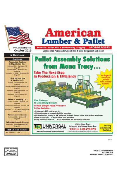 American Lumber & Pallet - October 2016