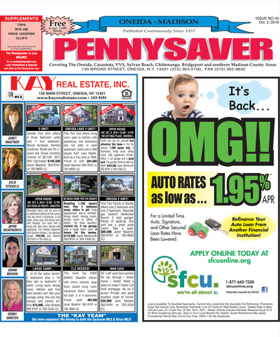 Oneida-Madison Pennysaver - Oct 2, 2016