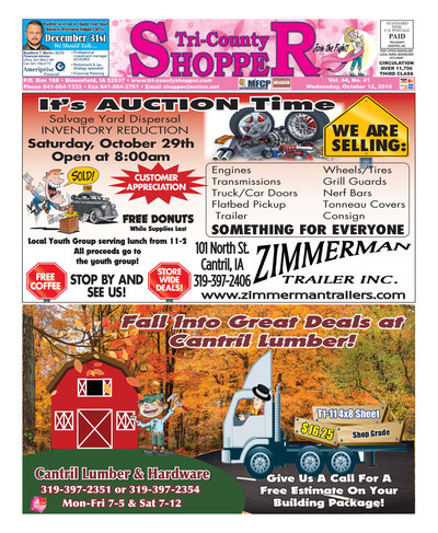 Tri-County Shopper - Oct 12, 2016