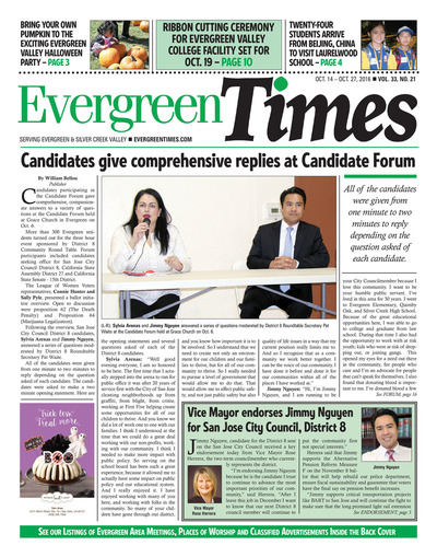 Evergreen Times - Oct 14, 2016