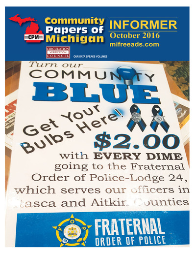 Community Papers of Michigan Newsletter - October 2016