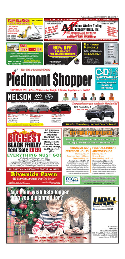 Piedmont Shopper - Nov 17, 2016