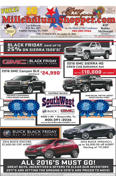 Millennium Shopper - Nov 24, 2016