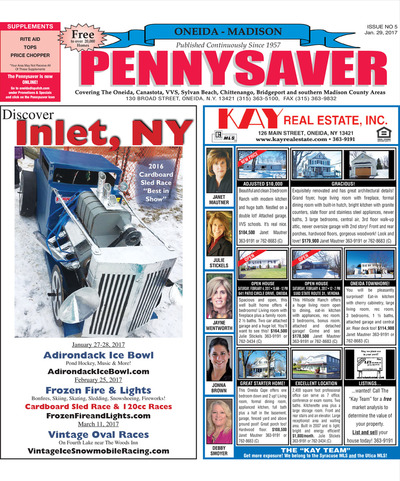 Oneida-Madison Pennysaver - Jan 29, 2017