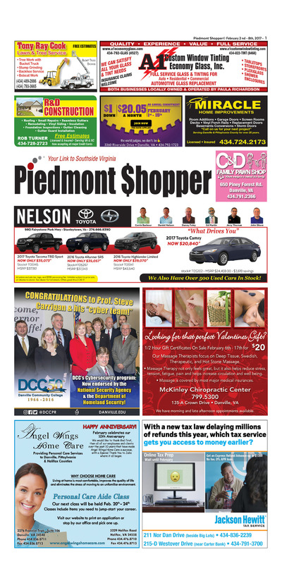 Piedmont Shopper - Feb 2, 2017