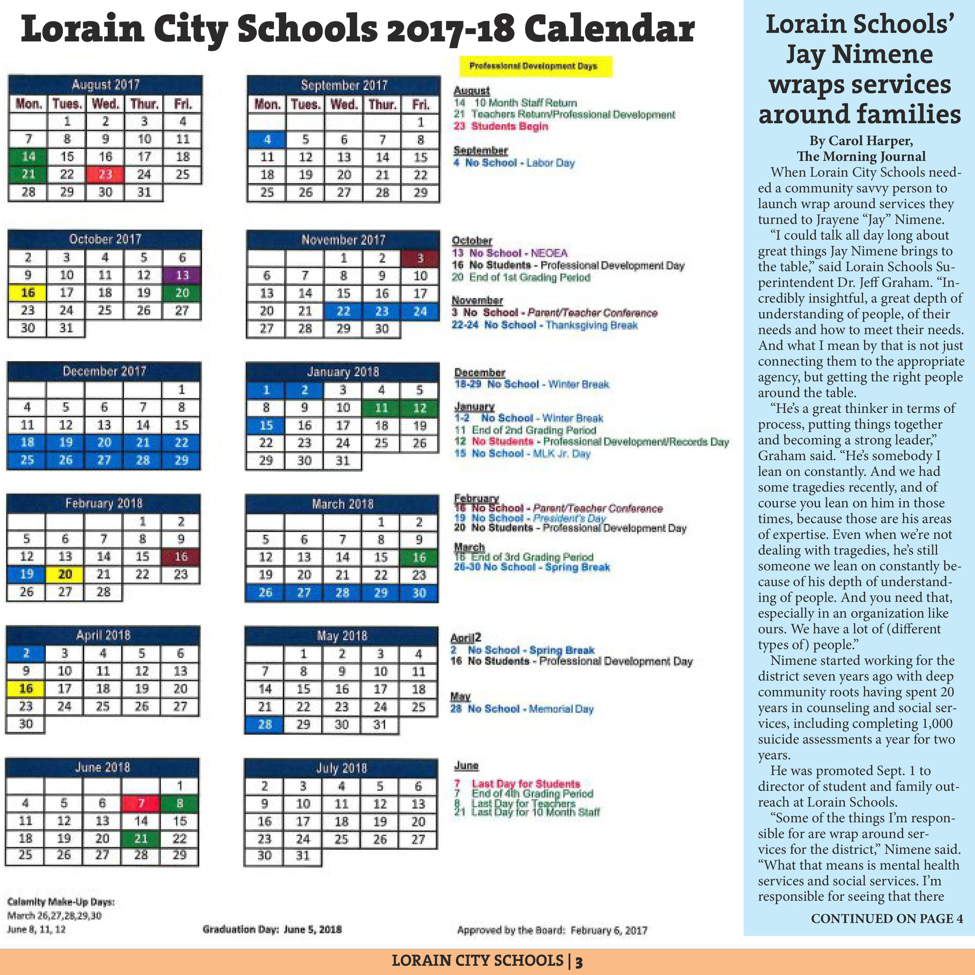 Morning Journal Special Sections Lorain City Schools