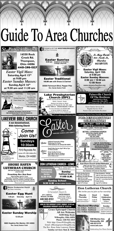 News-Herald - Special Sections - Guide to Area Churches - Part 1