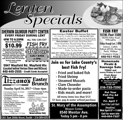 News-Herald - Special Sections - Lenten Specials